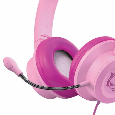 HYPERGEAR Kombat Kitty Gaming Headset for Kids Pink 15554